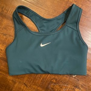 Nike Sports Athletic Bra green womens xs extra small